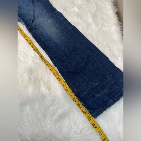 Buckle Black Fit 3 Men's Blue Jeans White Stitching 31 - Picture 12 of 13